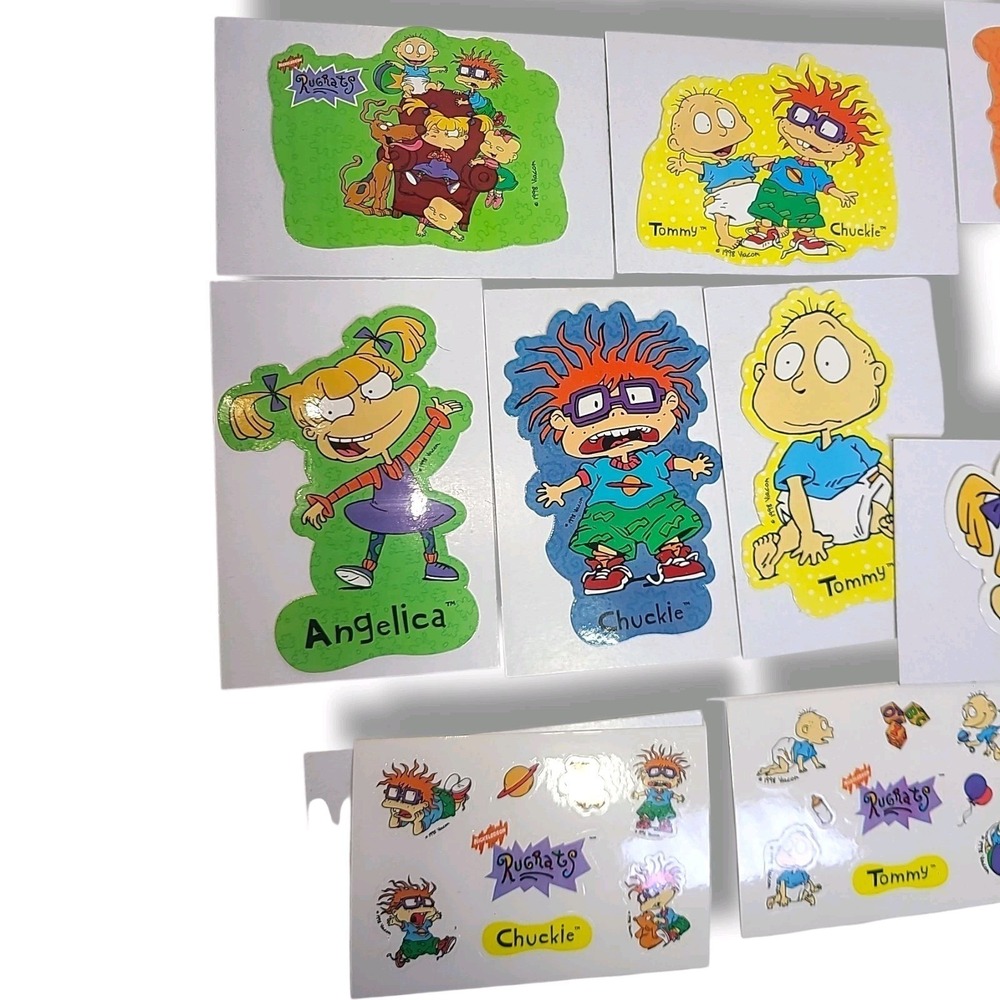 Complete 1998 Rugrats Sticker Set Vending Machine Nickelodeon Viacom Vintage - Picture 3 of 4